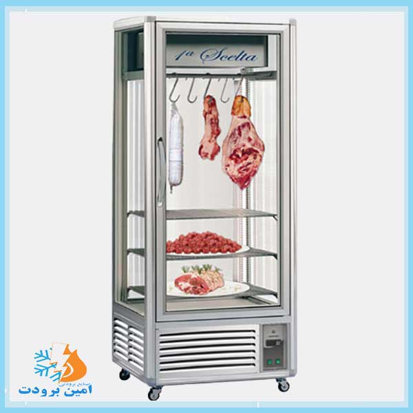 یخچال قصابی تک درب