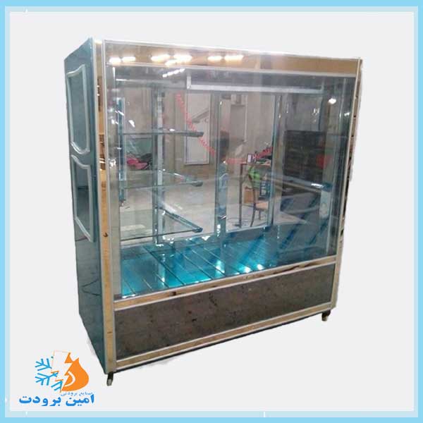 یخچال قصابی ایستاده شش درب دو طرف نما