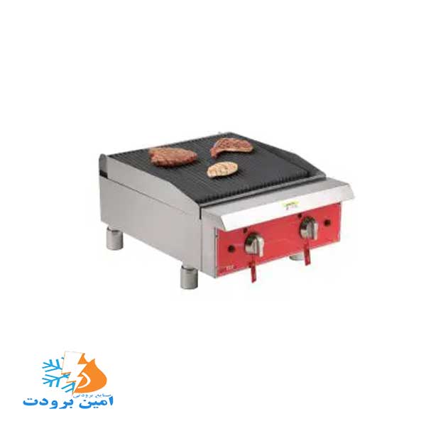 گریل گازی رومیزی 30 سانت ذغالی