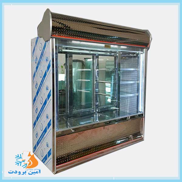 یخچال قصابی دو طرف نما