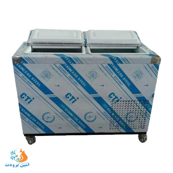 فریزر خوابیده چهار درب خشک کن