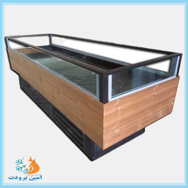 یخچال بدون درب موتور مرکزی خوابیده