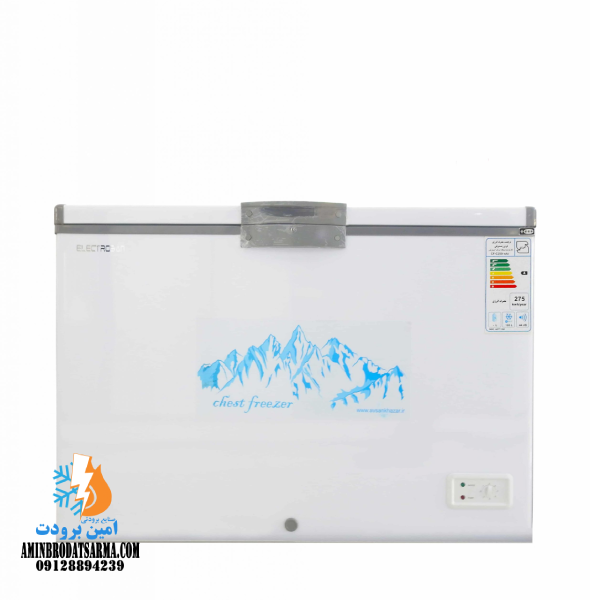 فریزر صندوقی تراکمی تک درب الکتروسان مدل ECF-C430